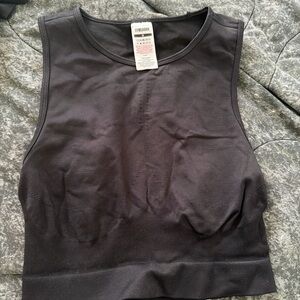 Gymshark Charcoal Crop Top